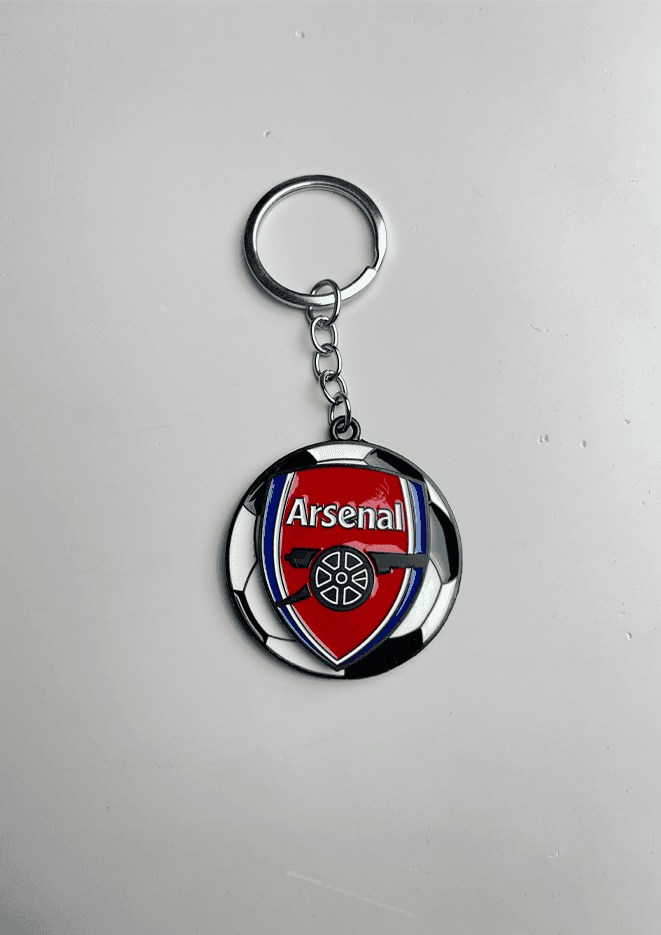 arsenal spinning key chain 