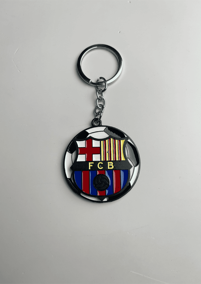 Barcelona spinning key chain