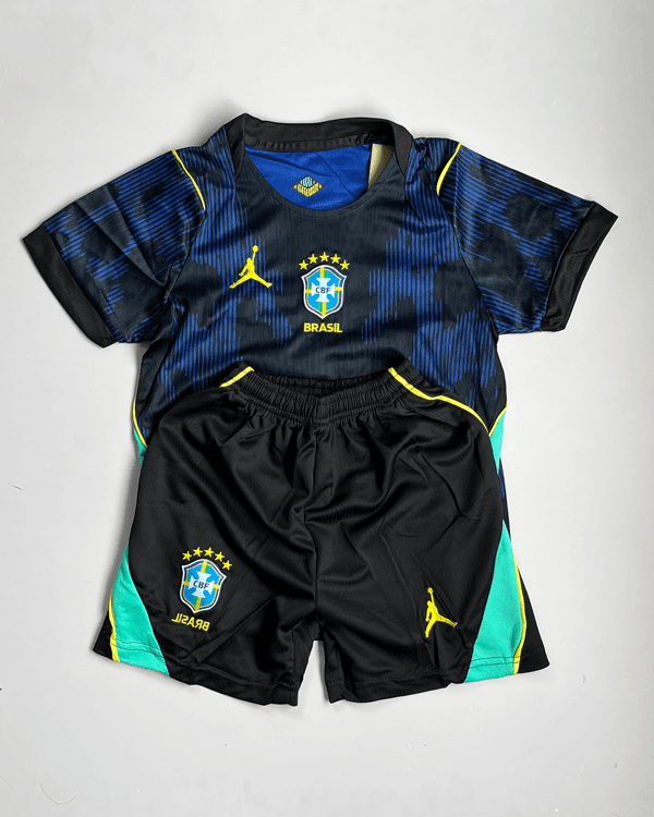 Brazil Away 2026WC Kids Set
