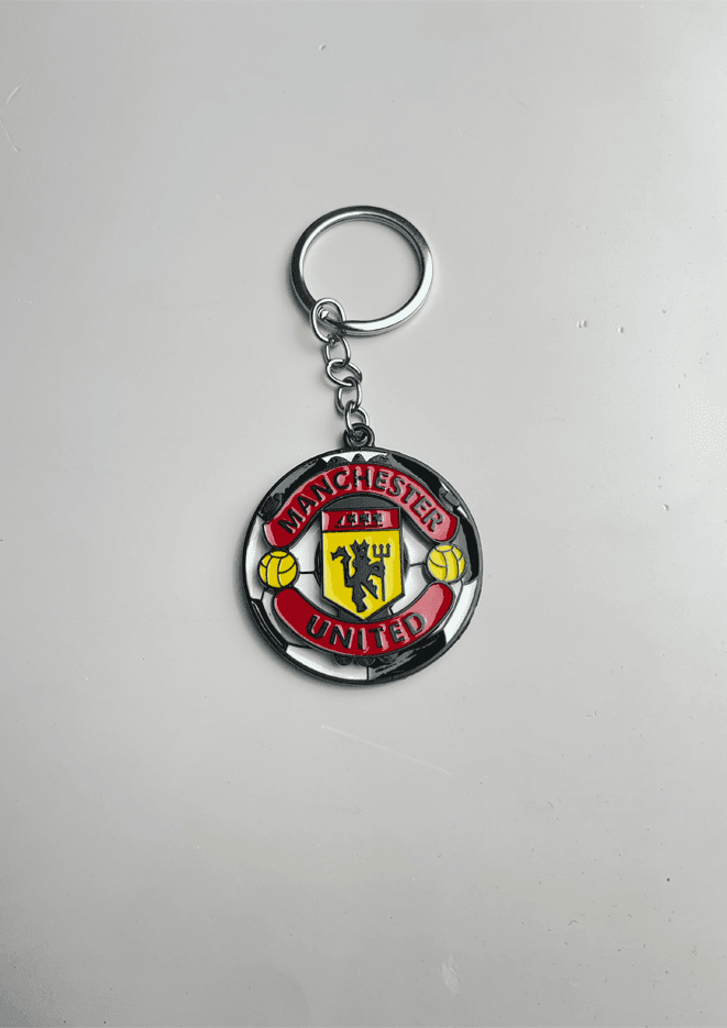 Main Image of Man United spinning key chain 