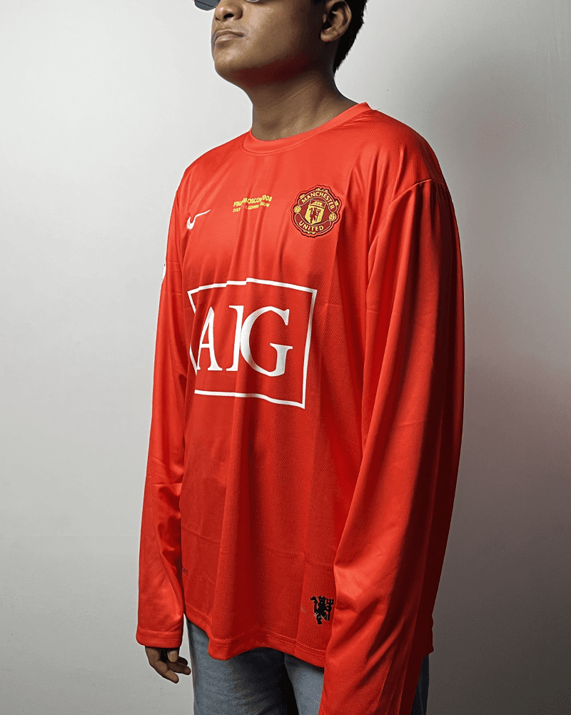 Ronaldo 7 Man Uninted Home AIG Full Sleeve